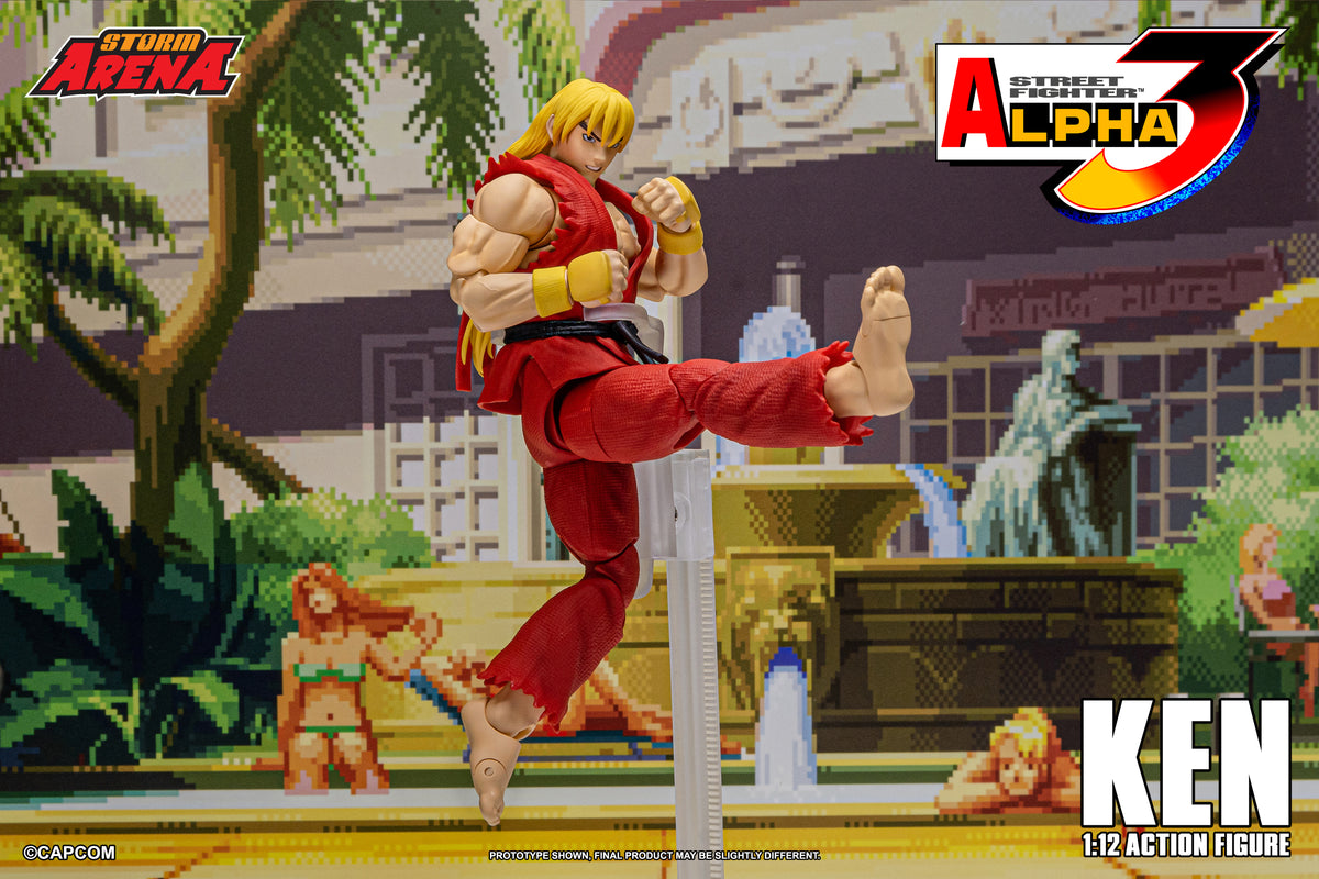 In Stock: KEN - STREET FIGHTER ALPHA (ZERO) 3 "STORM ARENA" 1/12 Scale