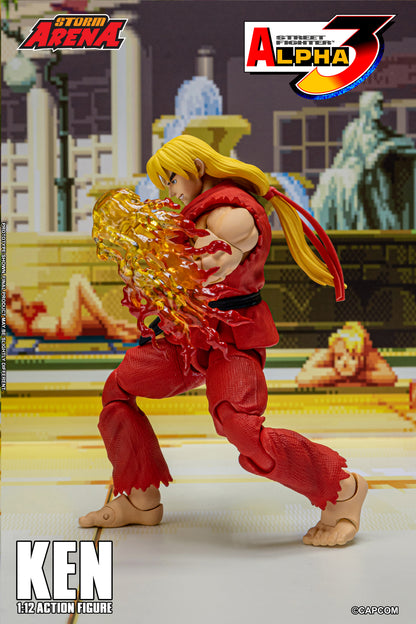 In Stock: KEN - STREET FIGHTER ALPHA (ZERO) 3 "STORM ARENA" 1/12 Scale