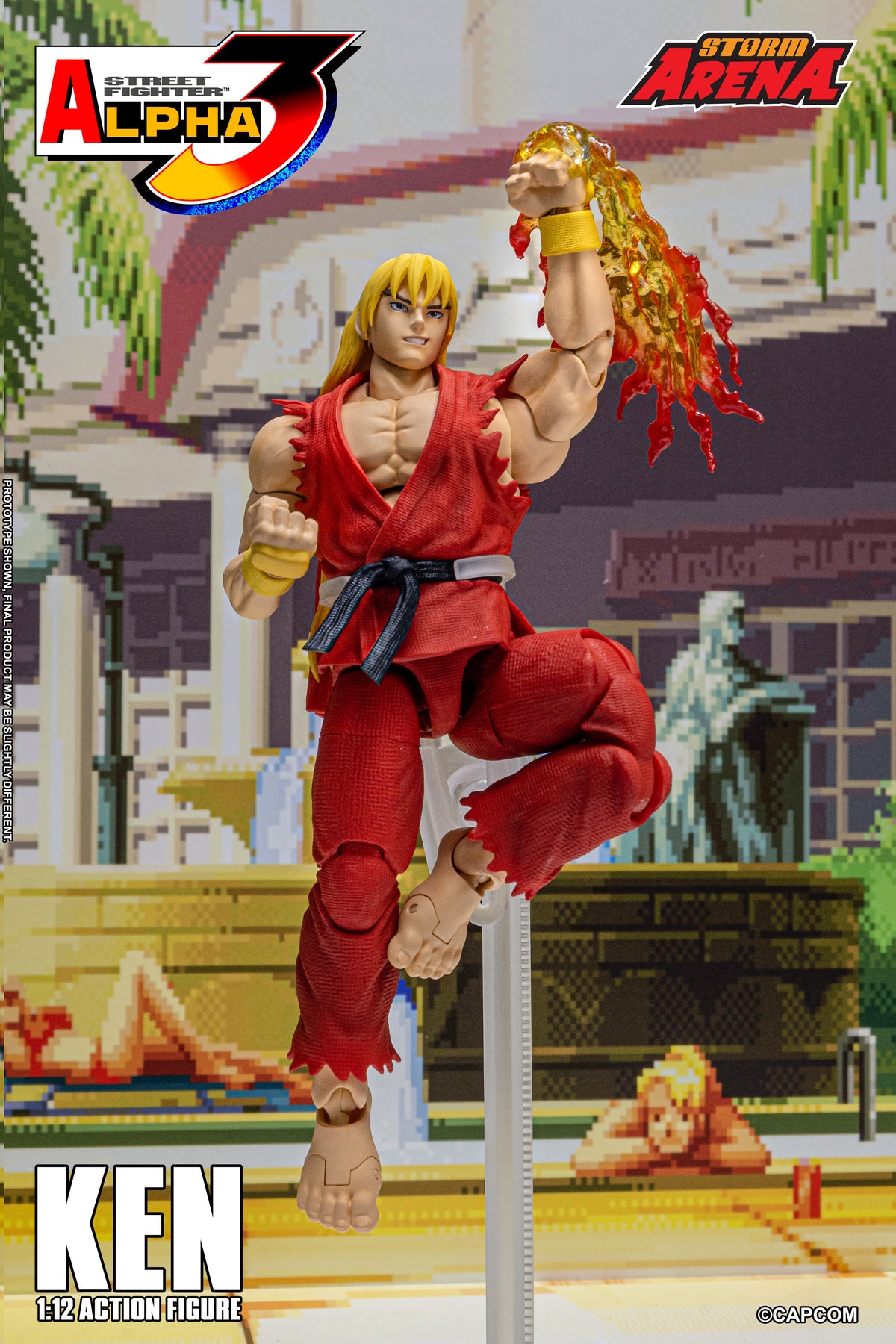 In Stock: KEN - STREET FIGHTER ALPHA (ZERO) 3 "STORM ARENA" 1/12 Scale