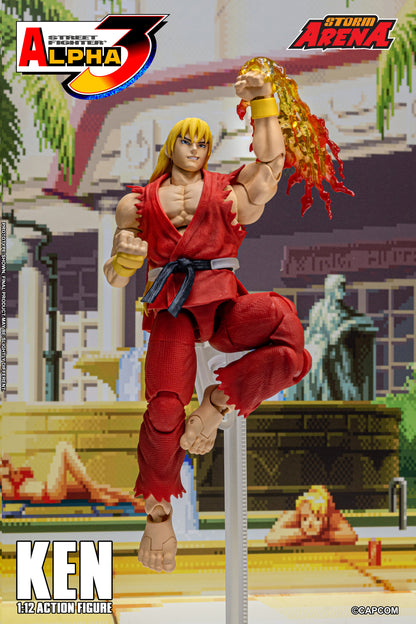 In Stock: KEN - STREET FIGHTER ALPHA (ZERO) 3 "STORM ARENA" 1/12 Scale