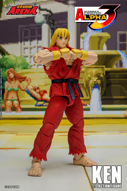 In Stock: KEN - STREET FIGHTER ALPHA (ZERO) 3 "STORM ARENA" 1/12 Scale