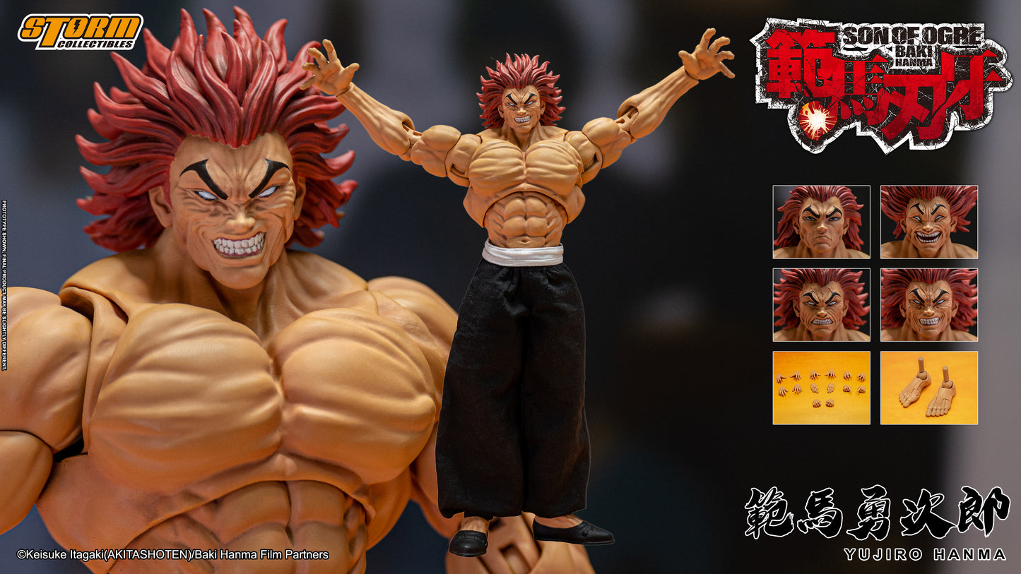 In Stock: YUJIRO HANMA - Baki Hanma: Son of Ogre Action Figure