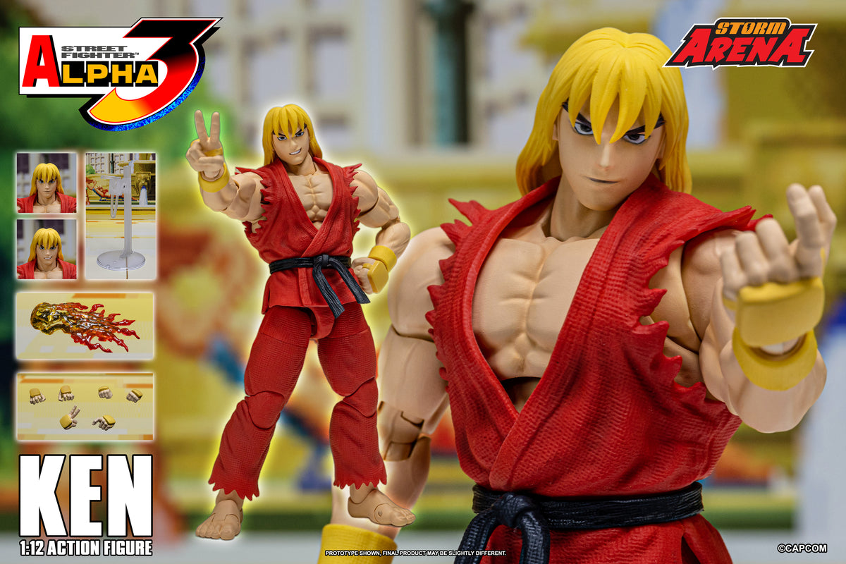 In Stock: KEN - STREET FIGHTER ALPHA (ZERO) 3 "STORM ARENA" 1/12 Scale
