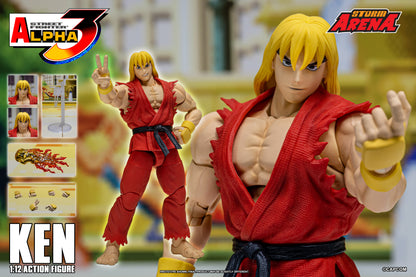 In Stock: KEN - STREET FIGHTER ALPHA (ZERO) 3 "STORM ARENA" 1/12 Scale