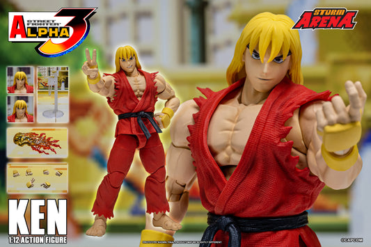 In Stock: KEN - STREET FIGHTER ALPHA (ZERO) 3 "STORM ARENA" 1/12 Scale