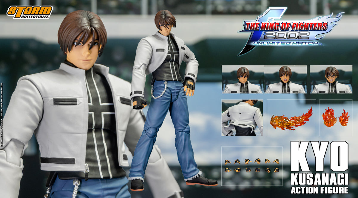 In Stock: KYO KUSANAGI - King of Fighters 2002 UM Action Figure