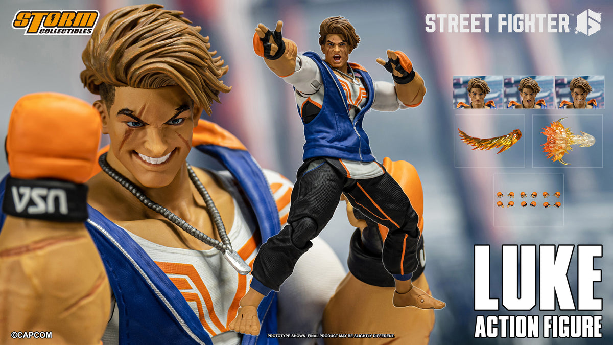 In Stock: LUKE - STREET FIGHTER 6 Action Figure