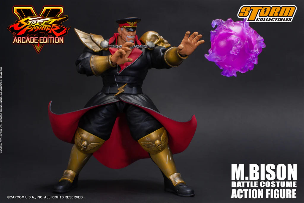 In Stock: M.BISON BATTLE COSTUME - Street Fighter V Action Figure