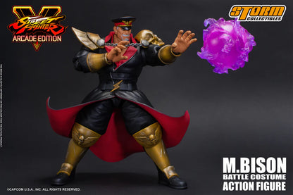 In Stock: M.BISON BATTLE COSTUME - Street Fighter V Action Figure