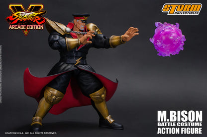 In Stock: M.BISON BATTLE COSTUME - Street Fighter V Action Figure