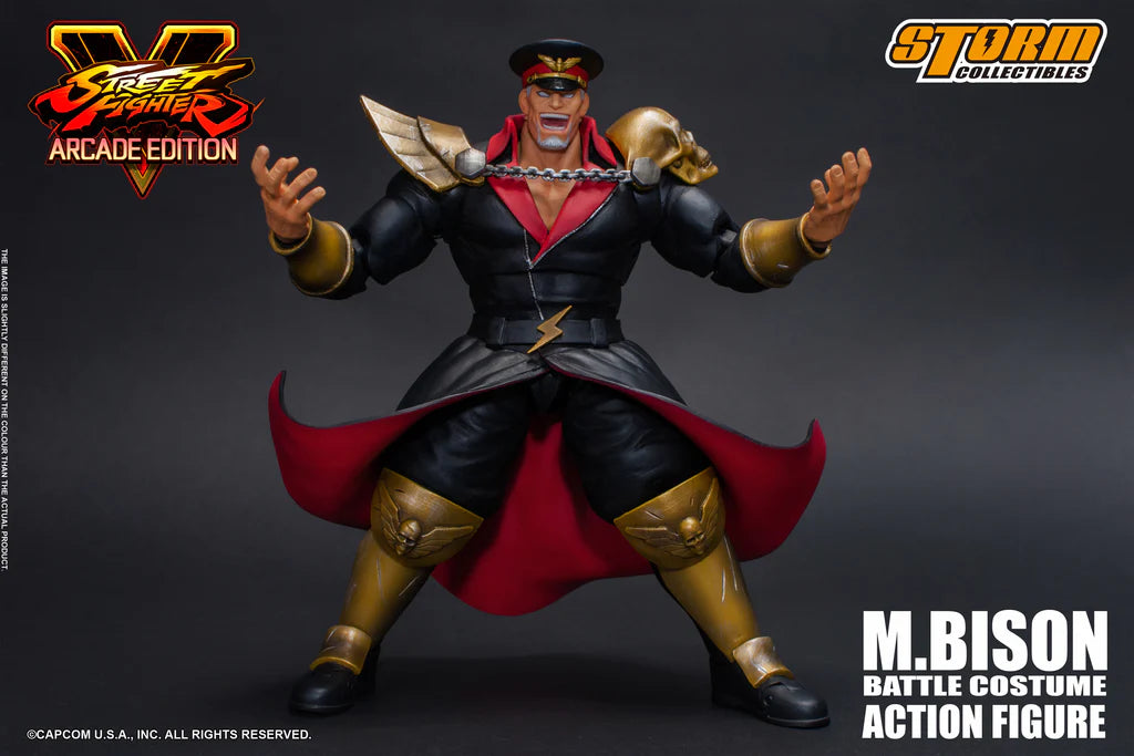 In Stock: M.BISON BATTLE COSTUME - Street Fighter V Action Figure