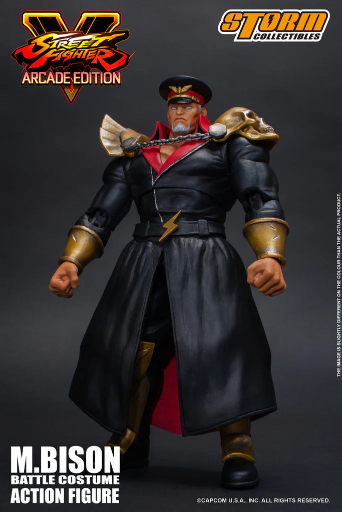 In Stock: M.BISON BATTLE COSTUME - Street Fighter V Action Figure
