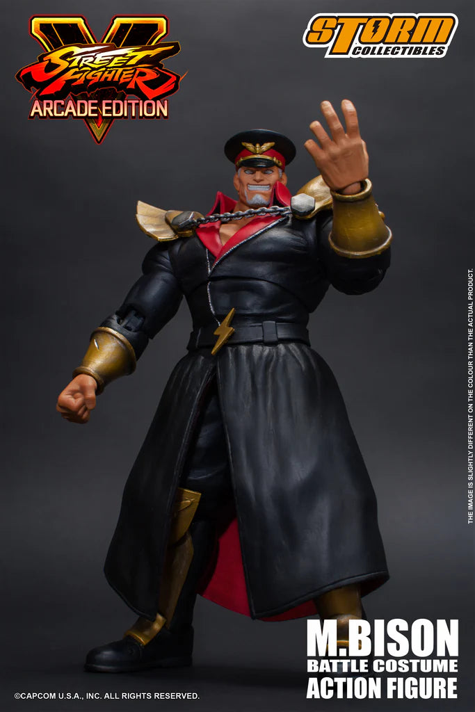 In Stock: M.BISON BATTLE COSTUME - Street Fighter V Action Figure