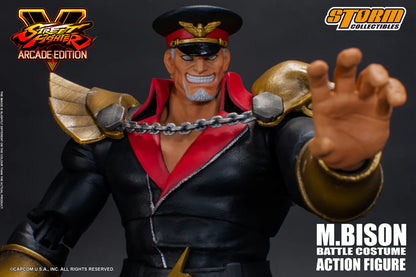 In Stock: M.BISON BATTLE COSTUME - Street Fighter V Action Figure