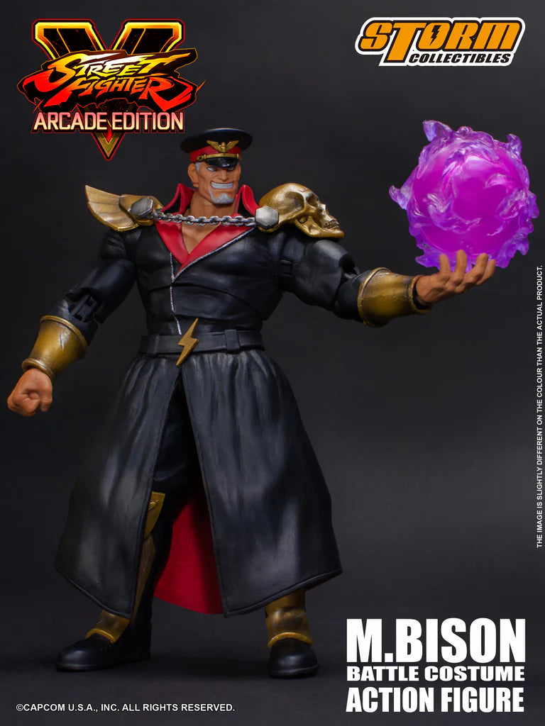 In Stock: M.BISON BATTLE COSTUME - Street Fighter V Action Figure