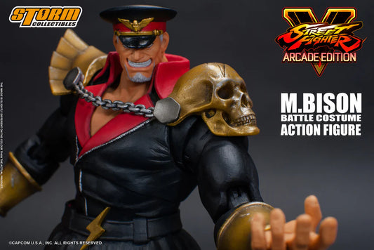 In Stock: M.BISON BATTLE COSTUME - Street Fighter V Action Figure