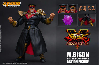 In Stock: M.BISON BATTLE COSTUME - Street Fighter V Action Figure