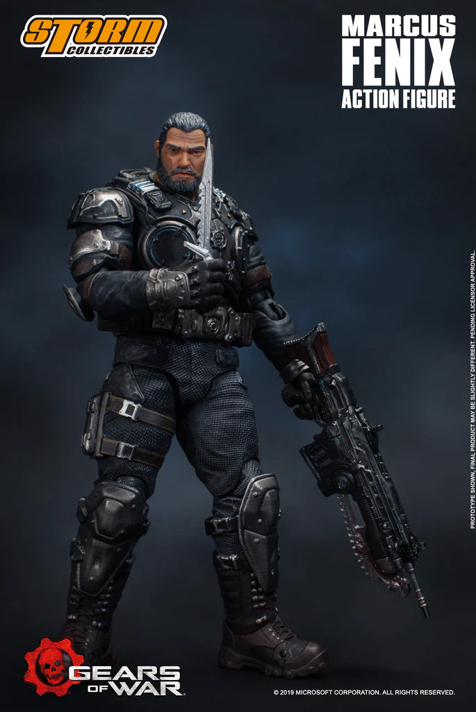 In Stock: MARCUS FENIX - GEARS OF WAR Action Figure