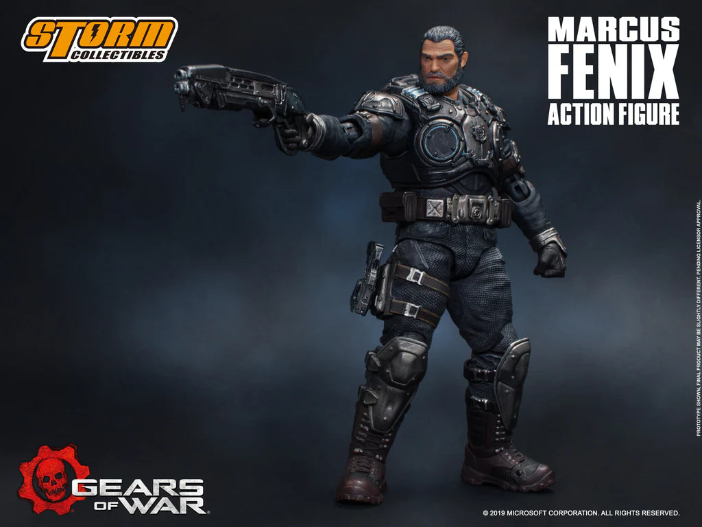 In Stock: MARCUS FENIX - GEARS OF WAR Action Figure