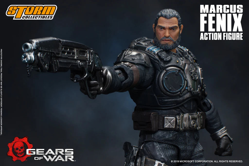 In Stock: MARCUS FENIX - GEARS OF WAR Action Figure