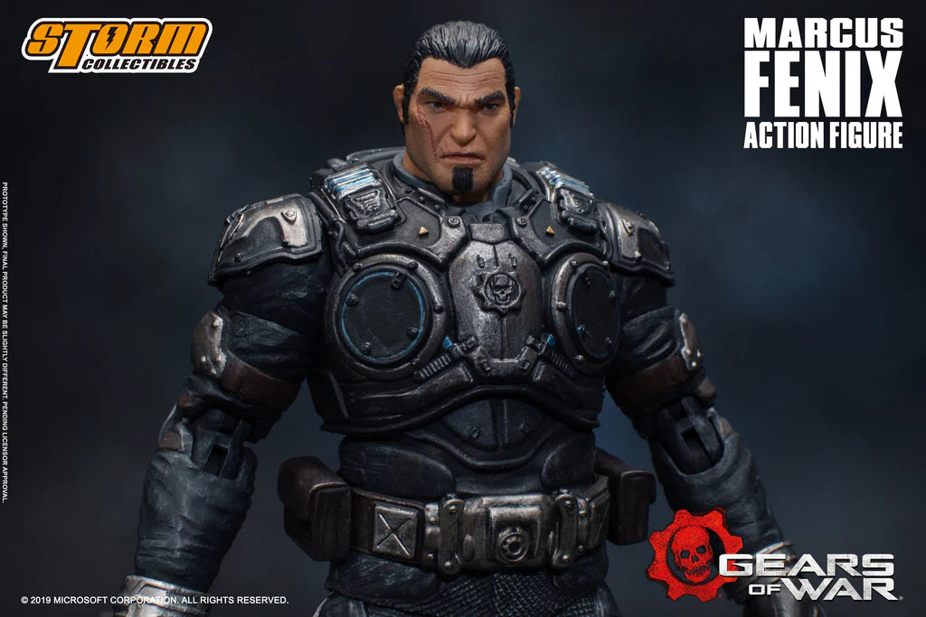 In Stock: MARCUS FENIX - GEARS OF WAR Action Figure