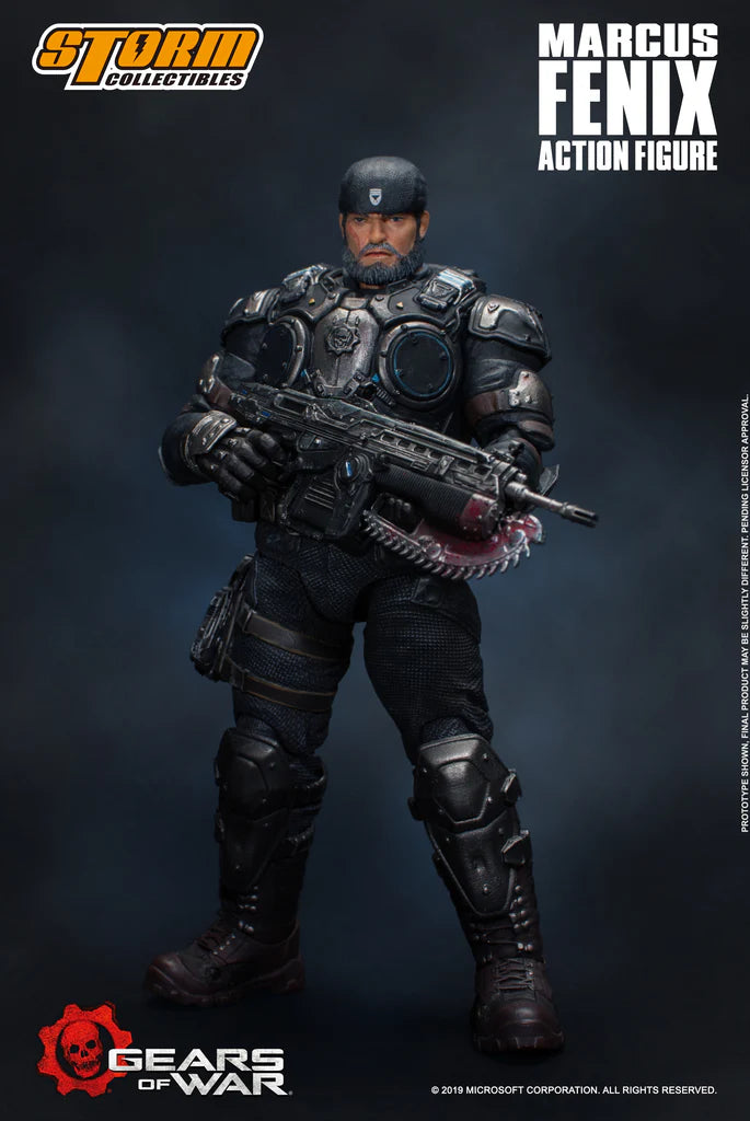 In Stock: MARCUS FENIX - GEARS OF WAR Action Figure