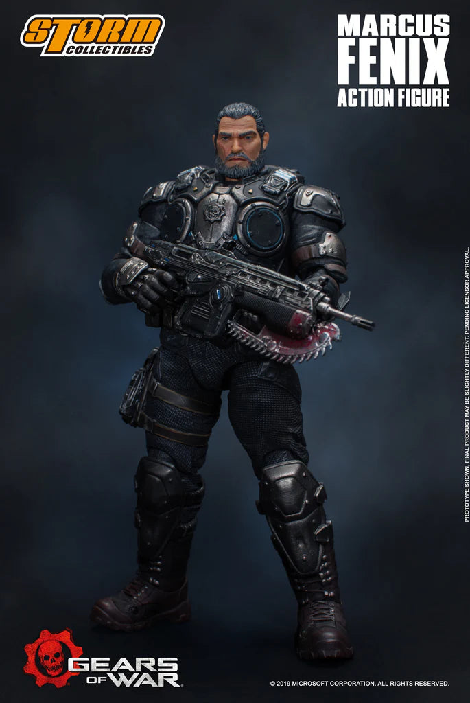 In Stock: MARCUS FENIX - GEARS OF WAR Action Figure