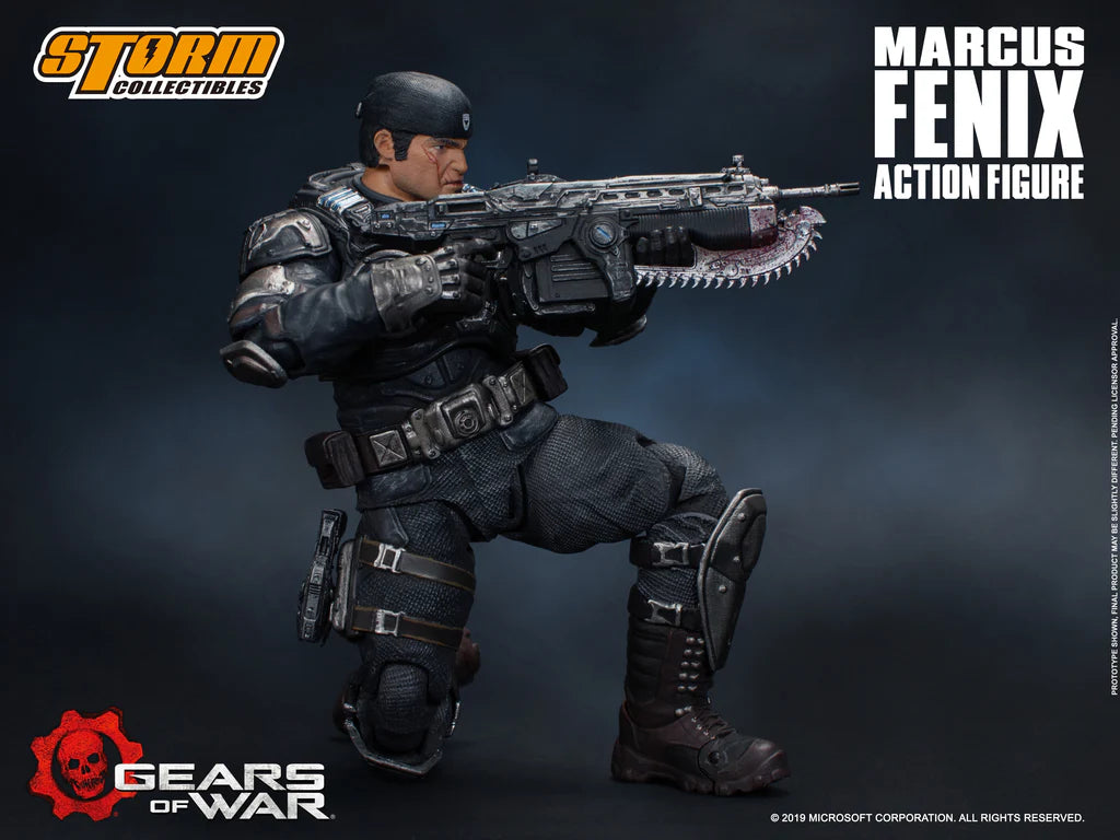 In Stock: MARCUS FENIX - GEARS OF WAR Action Figure
