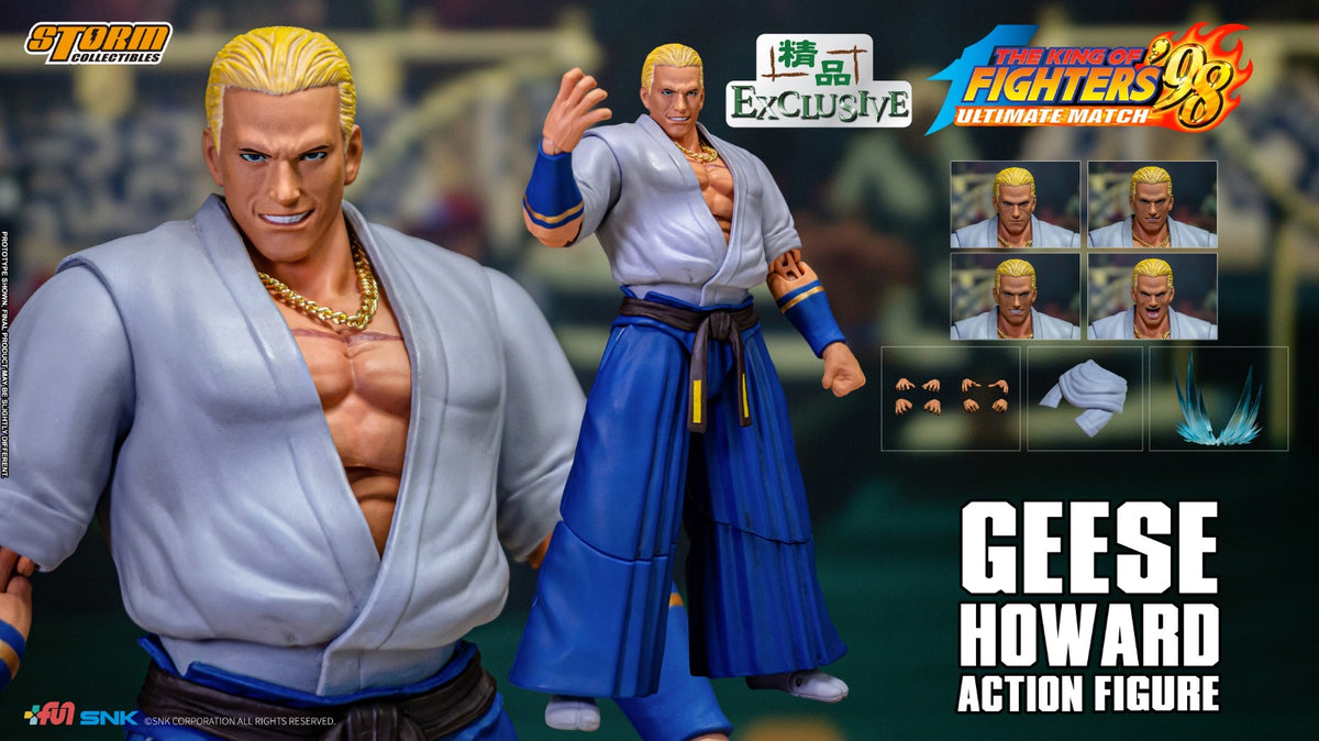 In Stock: GEESE HOWARD [Blue] - THE KING OF FIGHTERS ’98 ULTIMATE MATCH Action Figure