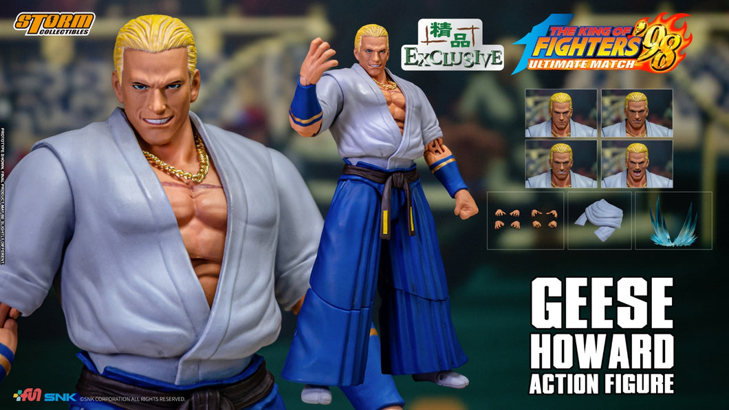 In Stock: GEESE HOWARD [Blue] - THE KING OF FIGHTERS ’98 ULTIMATE MATCH Action Figure (UK)