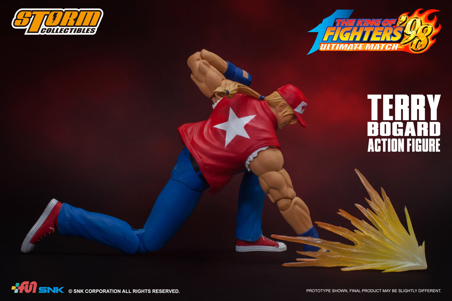 In Stock: TERRY BOGARD - The King of Fighter ‘98 UM (Limited Re-Issue) Action Figure