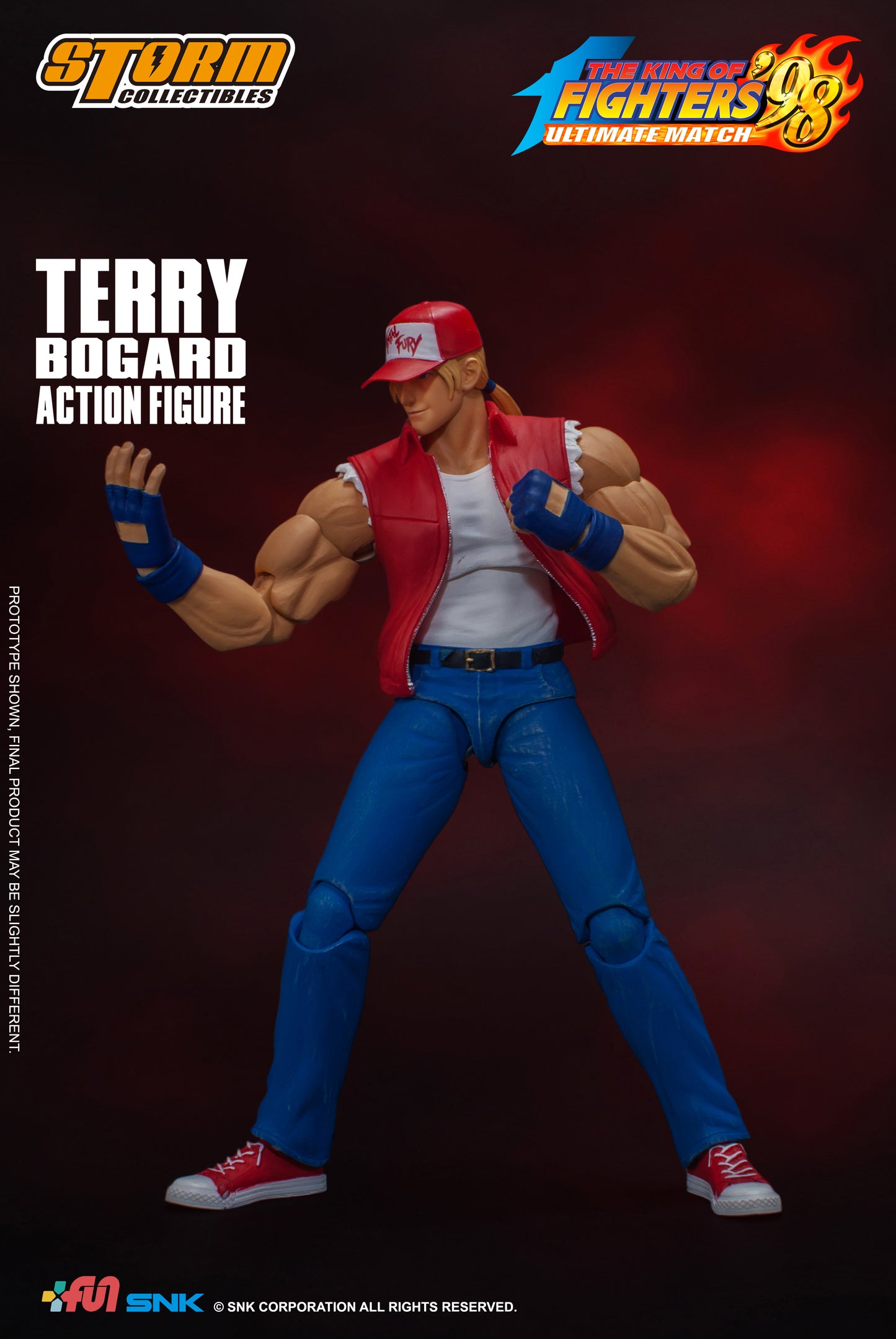 In Stock: TERRY BOGARD - The King of Fighter ‘98 UM (Limited Re-Issue) Action Figure