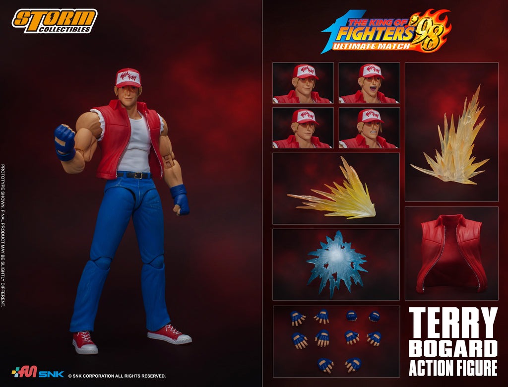 In Stock: TERRY BOGARD - The King of Fighter ‘98 UM (Limited Re-Issue) Action Figure
