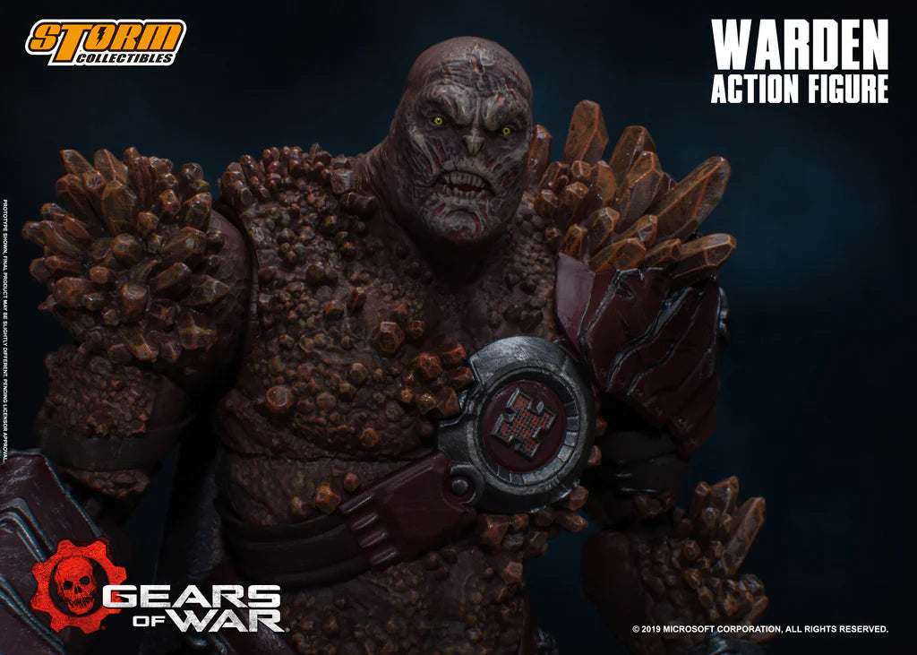 In Stock: WARDEN - GEARS OF WAR Action Figure