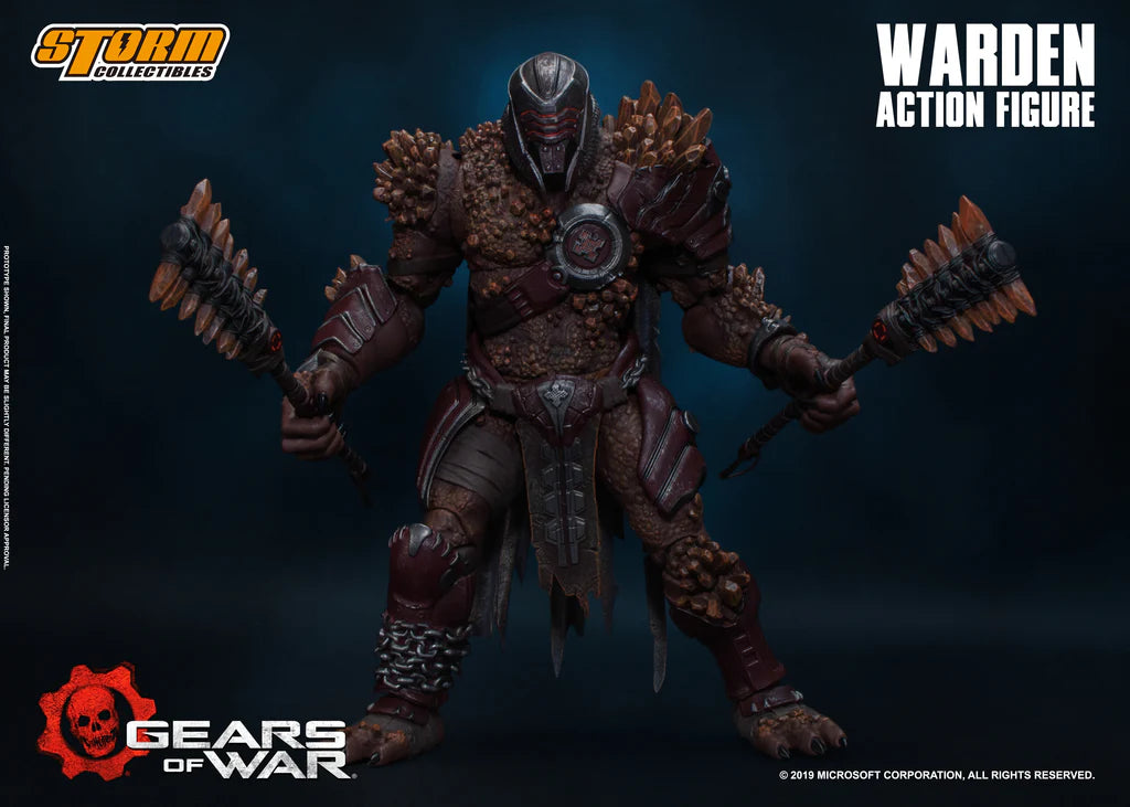 In Stock: WARDEN - GEARS OF WAR Action Figure