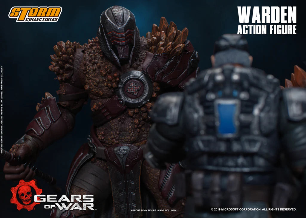 In Stock: WARDEN - GEARS OF WAR Action Figure