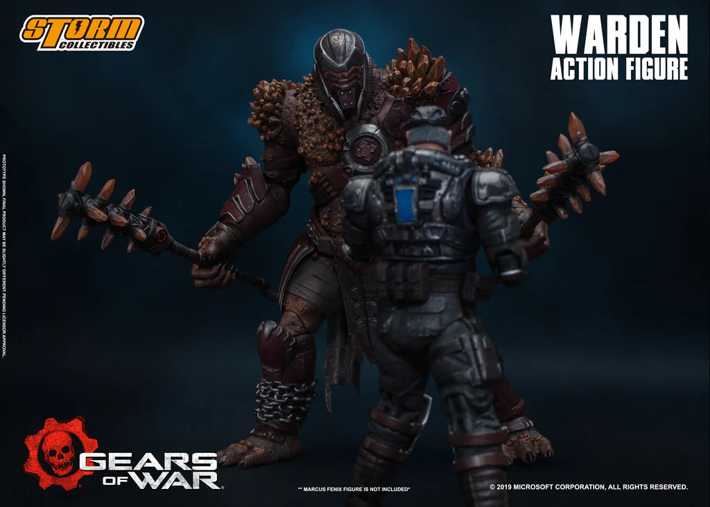 In Stock: WARDEN - GEARS OF WAR Action Figure