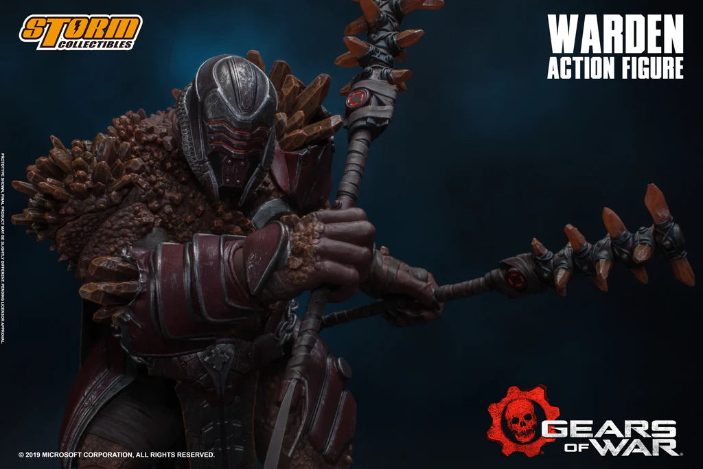 In Stock: WARDEN - GEARS OF WAR Action Figure
