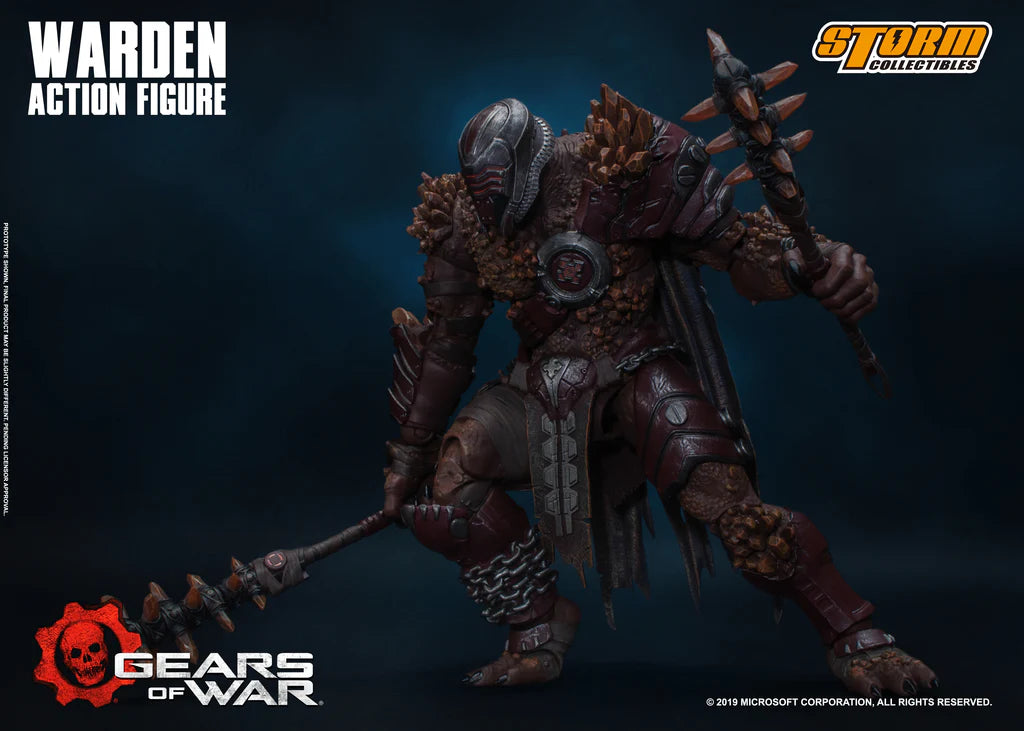 In Stock: WARDEN - GEARS OF WAR Action Figure