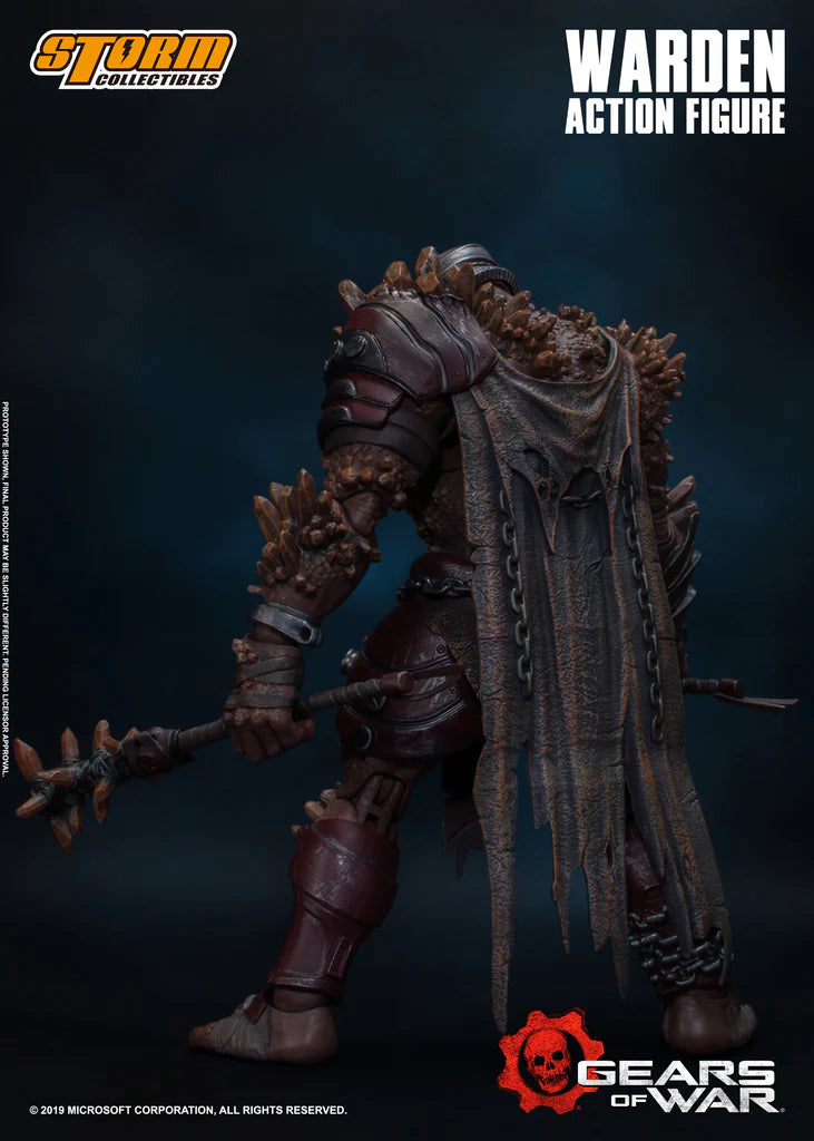 In Stock: WARDEN - GEARS OF WAR Action Figure