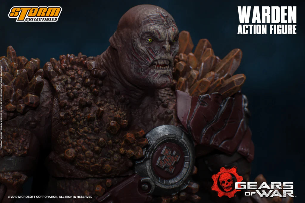 In Stock: WARDEN - GEARS OF WAR Action Figure