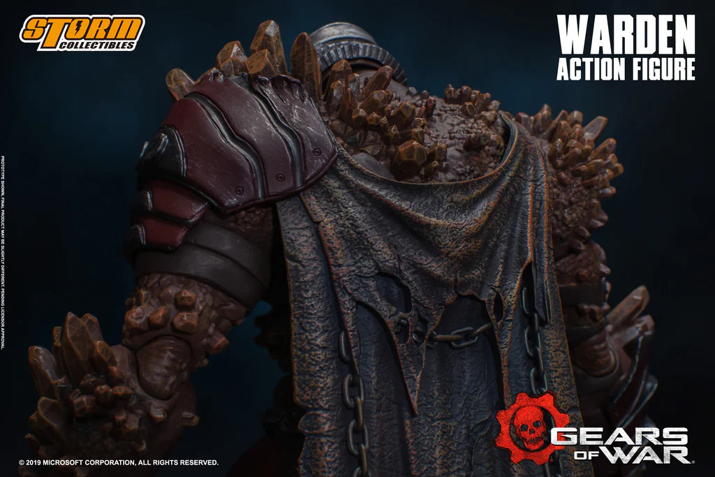 In Stock: WARDEN - GEARS OF WAR Action Figure