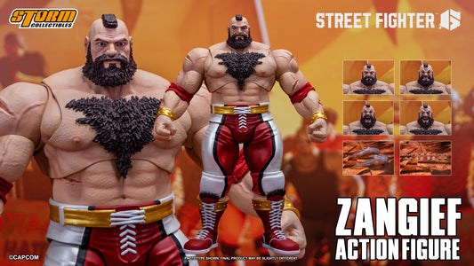 In Stock: ZANGIEF - STREET FIGHTER 6 Action Figure