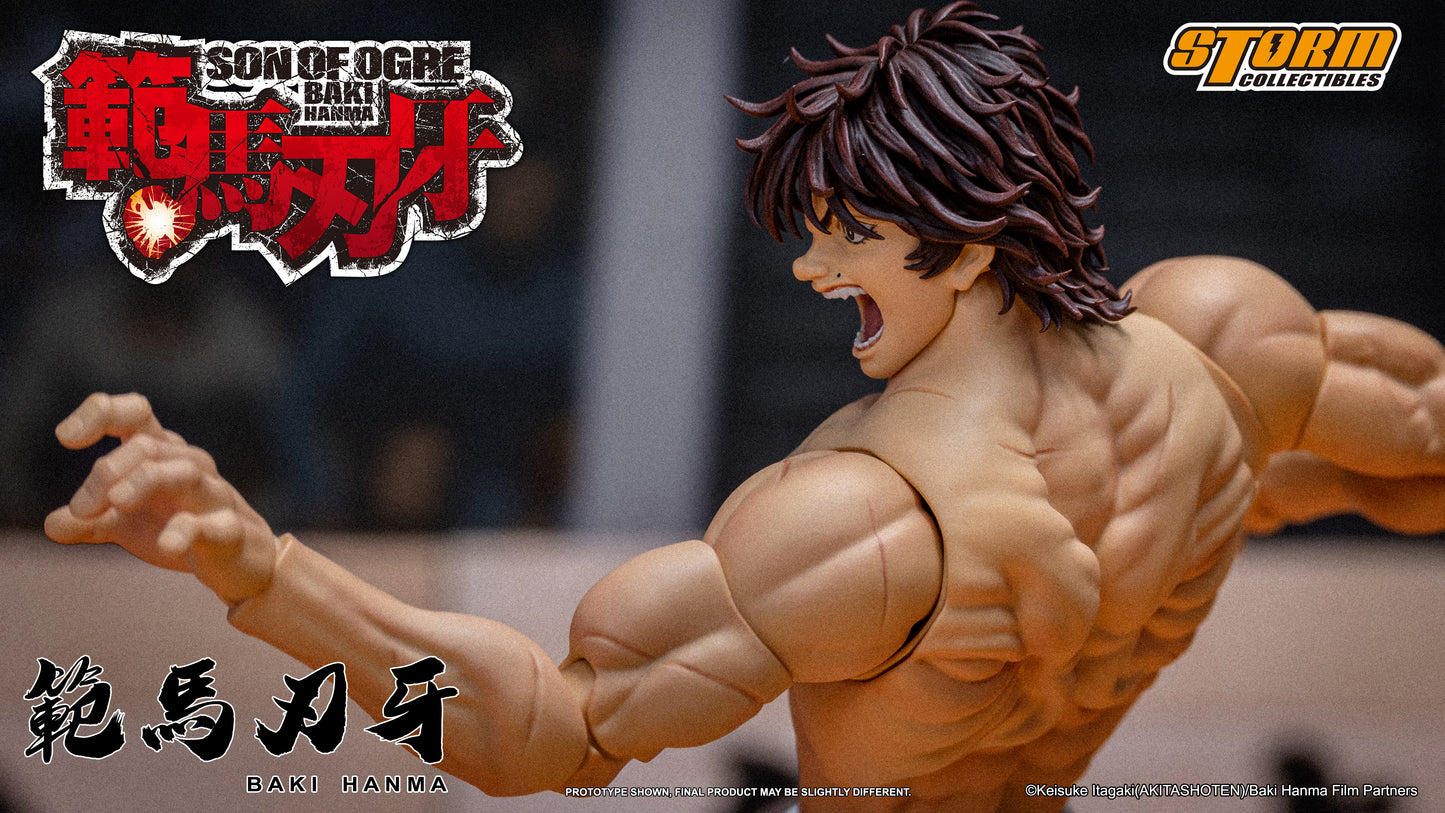 In Stock: BAKI HANMA "SON OF THE OGRE" Action Figure