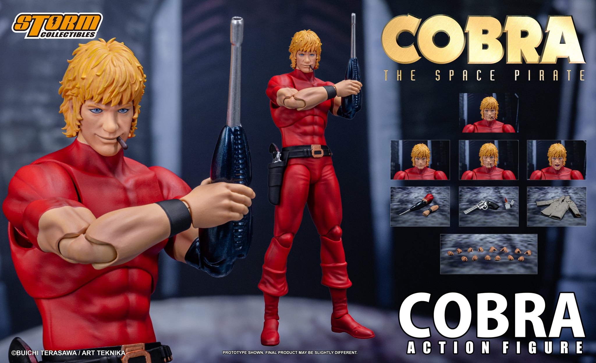 In Stock: COBRA - THE SPACE PIRATE Action Figure – Storm
