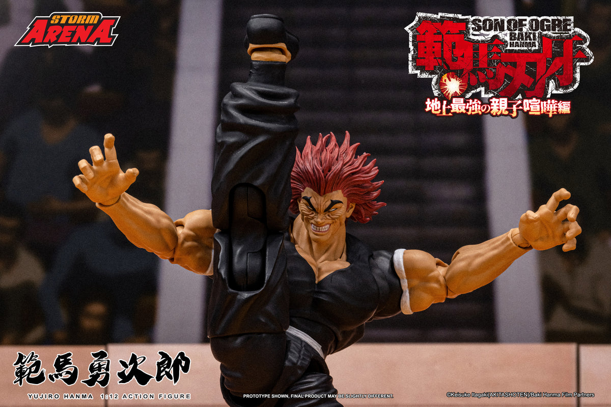 In Stock: YUJIRO HANMA -SON OF OGRE - "STORM ARENA" 1/12 Scale