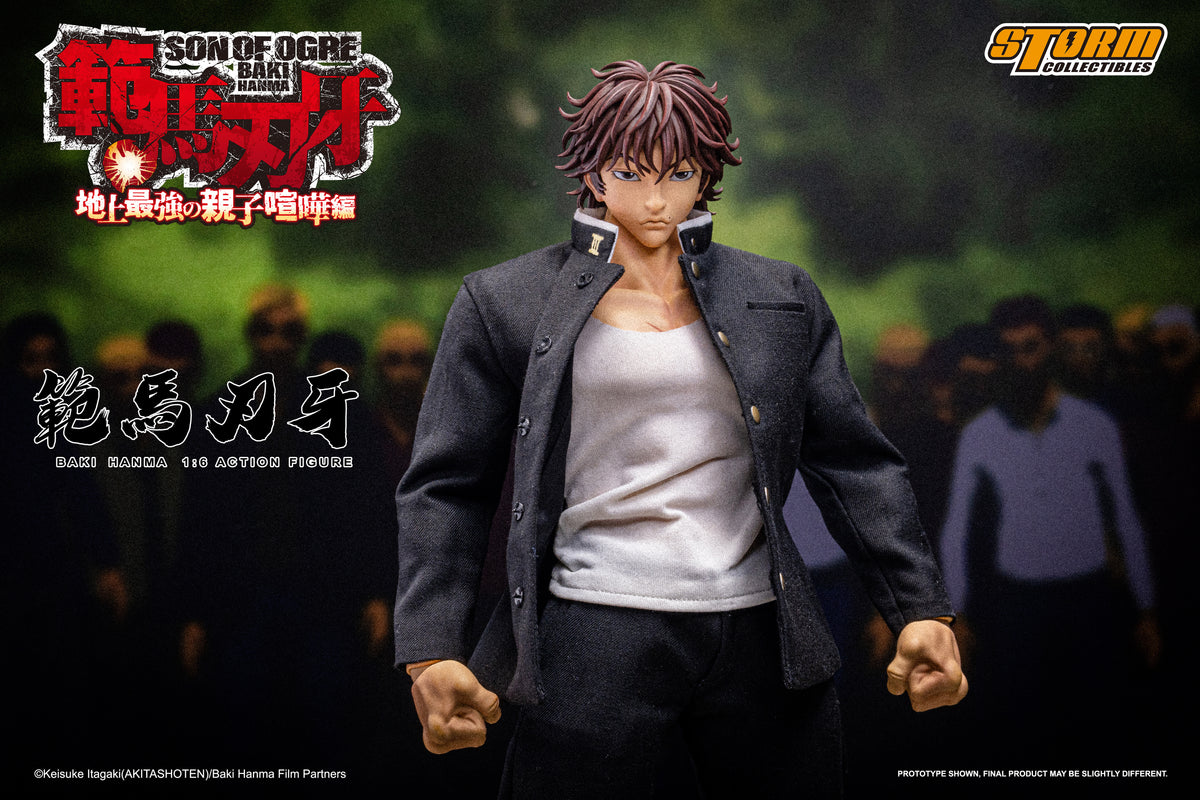 In Stock: BAKI HANMA 1/6th Scale Collectible Action Figure