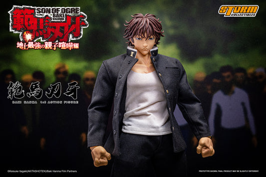 In Stock: BAKI HANMA 1/6th Scale Collectible Action Figure
