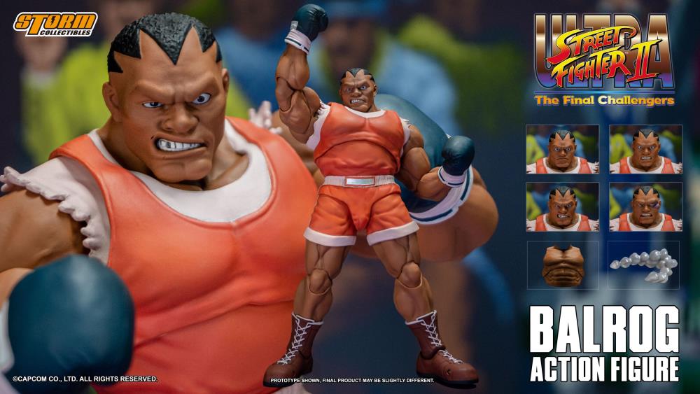 In Stock: BALROG (RED) - Ultra Street Fighter II The Final Challengers Action Figure Action Figure (UK)