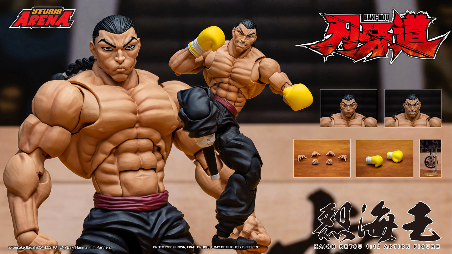 Pre-order: KAIOH RETSU - BAKI-DOU STORM ARENA 1/12 Scale